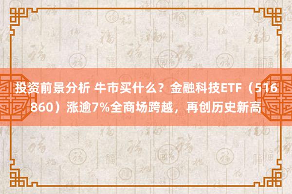 投资前景分析 牛市买什么？金融科技ETF（516860）涨逾7%全商场跨越，再创历史新高