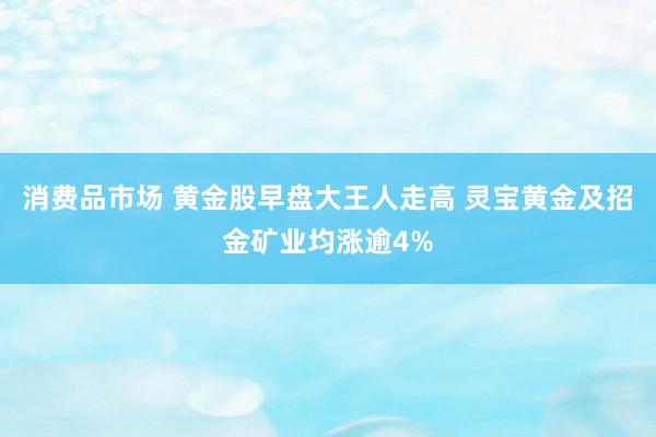 消费品市场 黄金股早盘大王人走高 灵宝黄金及招金矿业均涨逾4%