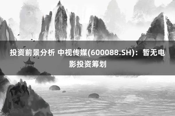 投资前景分析 中视传媒(600088.SH)：暂无电影投资筹划